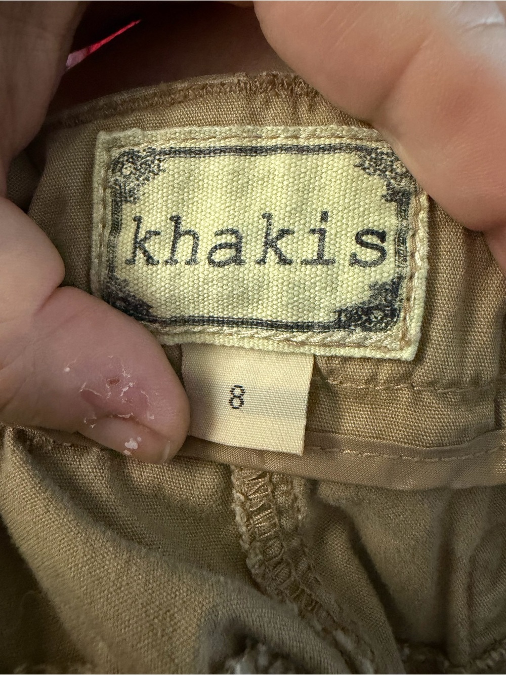 Khakis Brand Vintage Y2K Multi Pocket Utility Convertible Cargo Pants Khaki 8 - Picture 9 of 10
